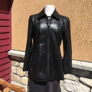 🌲COACH Leather Jacket EUC🌲